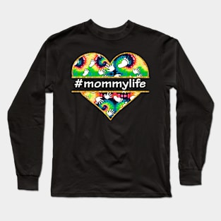 Hippie Heart Mommy Life Long Sleeve T-Shirt